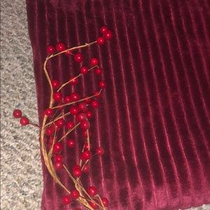 Burgundy Throw
